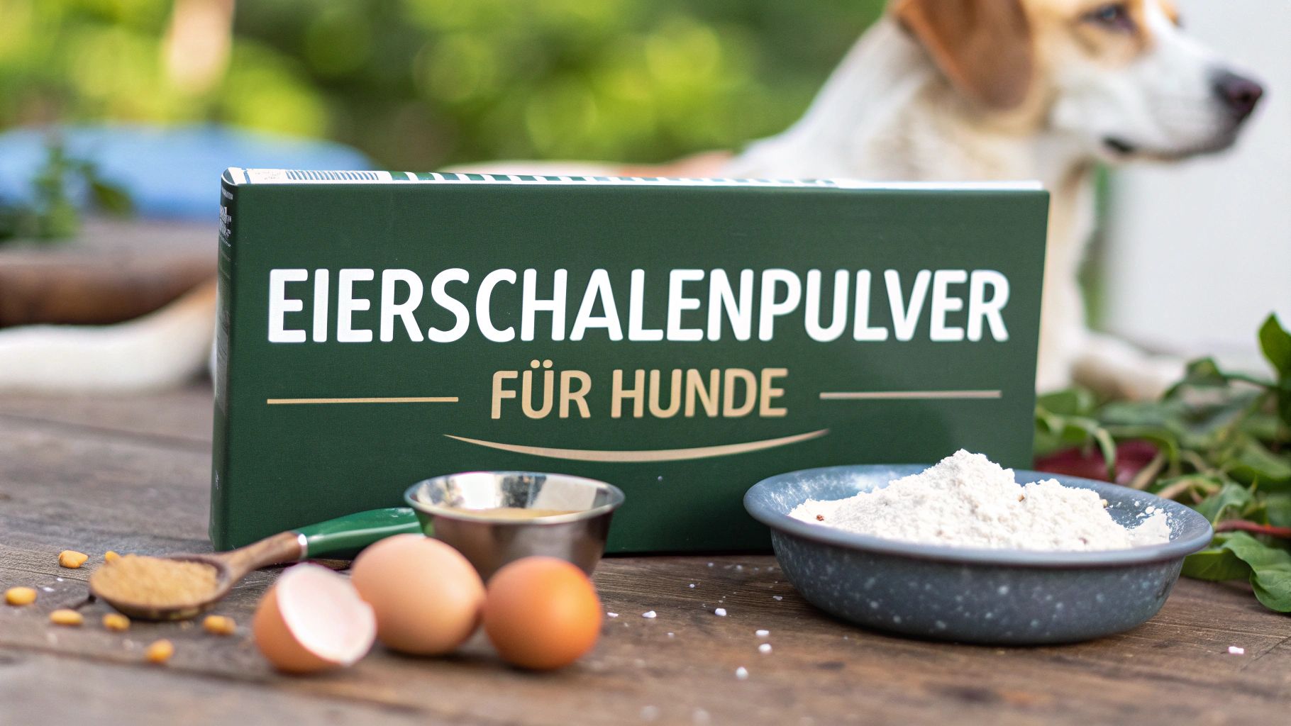 Eierschalenpulver für hunde richtig anwenden