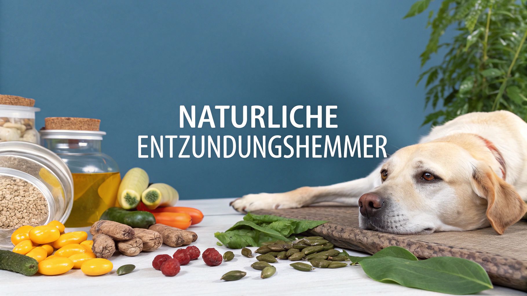 Natürliche Entzündungshemmer für Hunde die wirklich helfen