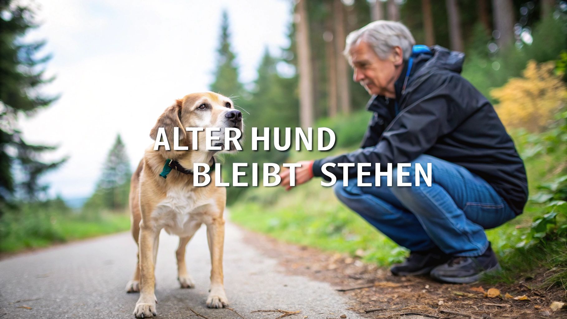 alter hund bleibt stehen geht nicht weiter - was tun?