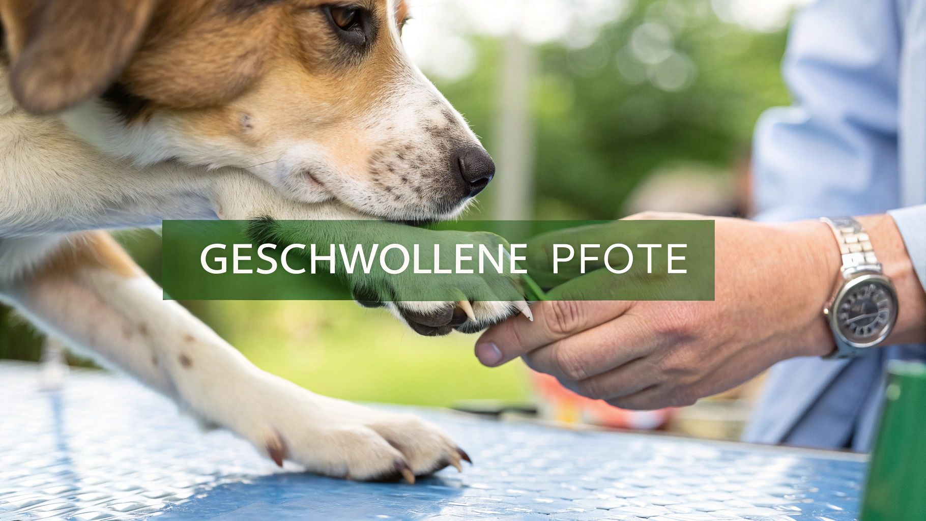 geschwollene pfote hund: verstehen und behandeln