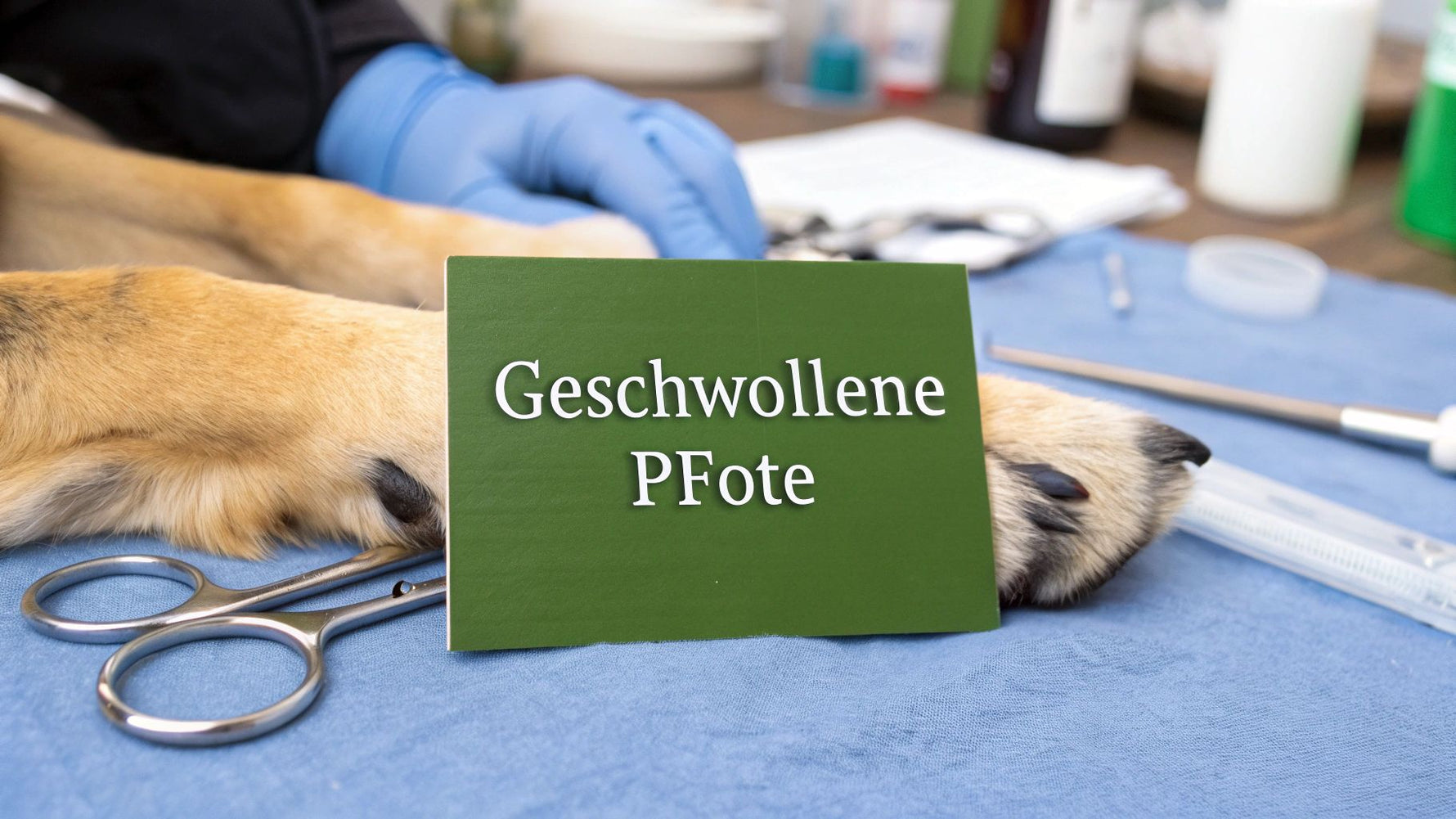 geschwollene pfoten beim hund: Ursachen, Behandlung & Tipps