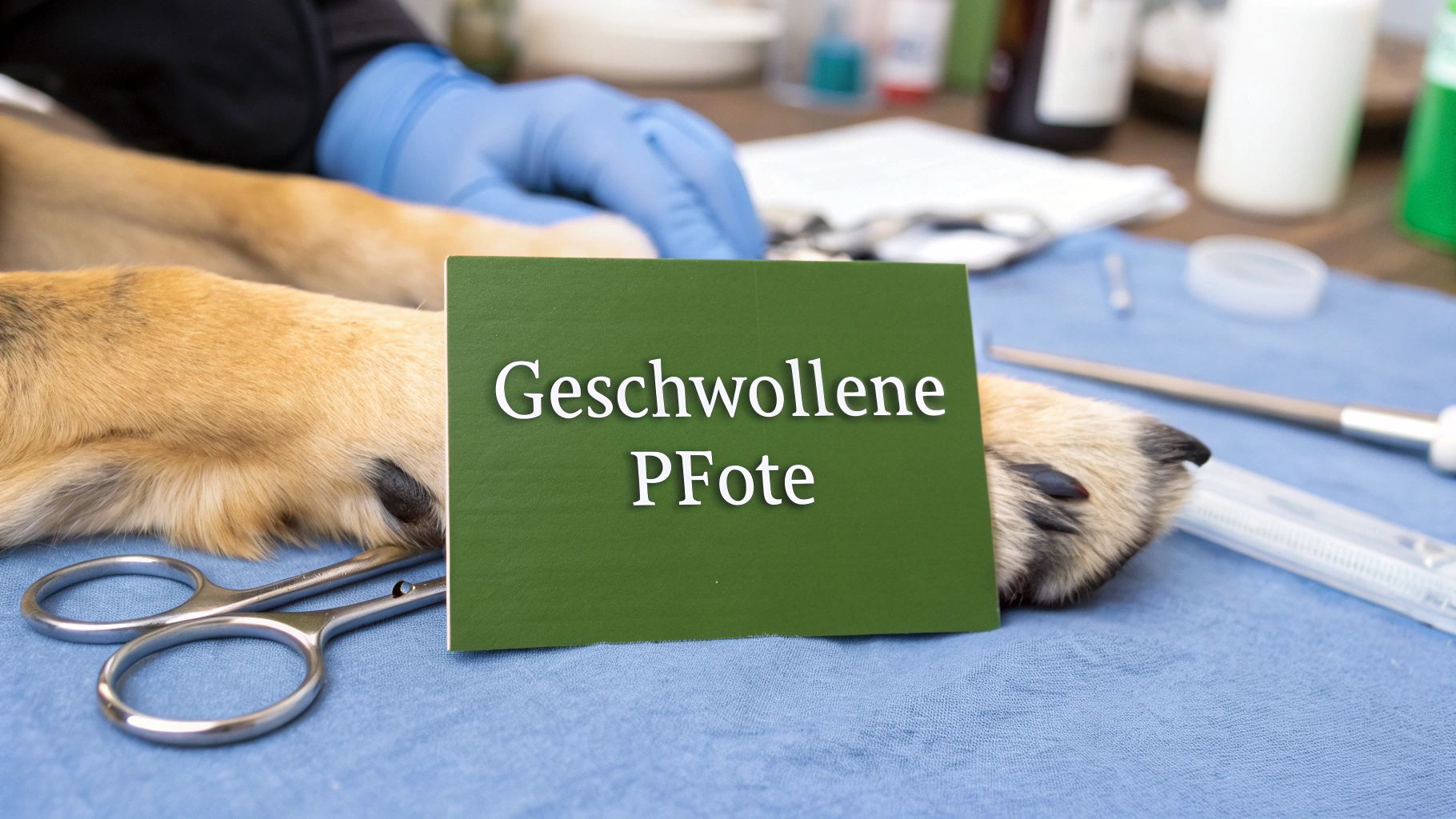 geschwollene pfoten beim hund: Ursachen, Behandlung & Tipps
