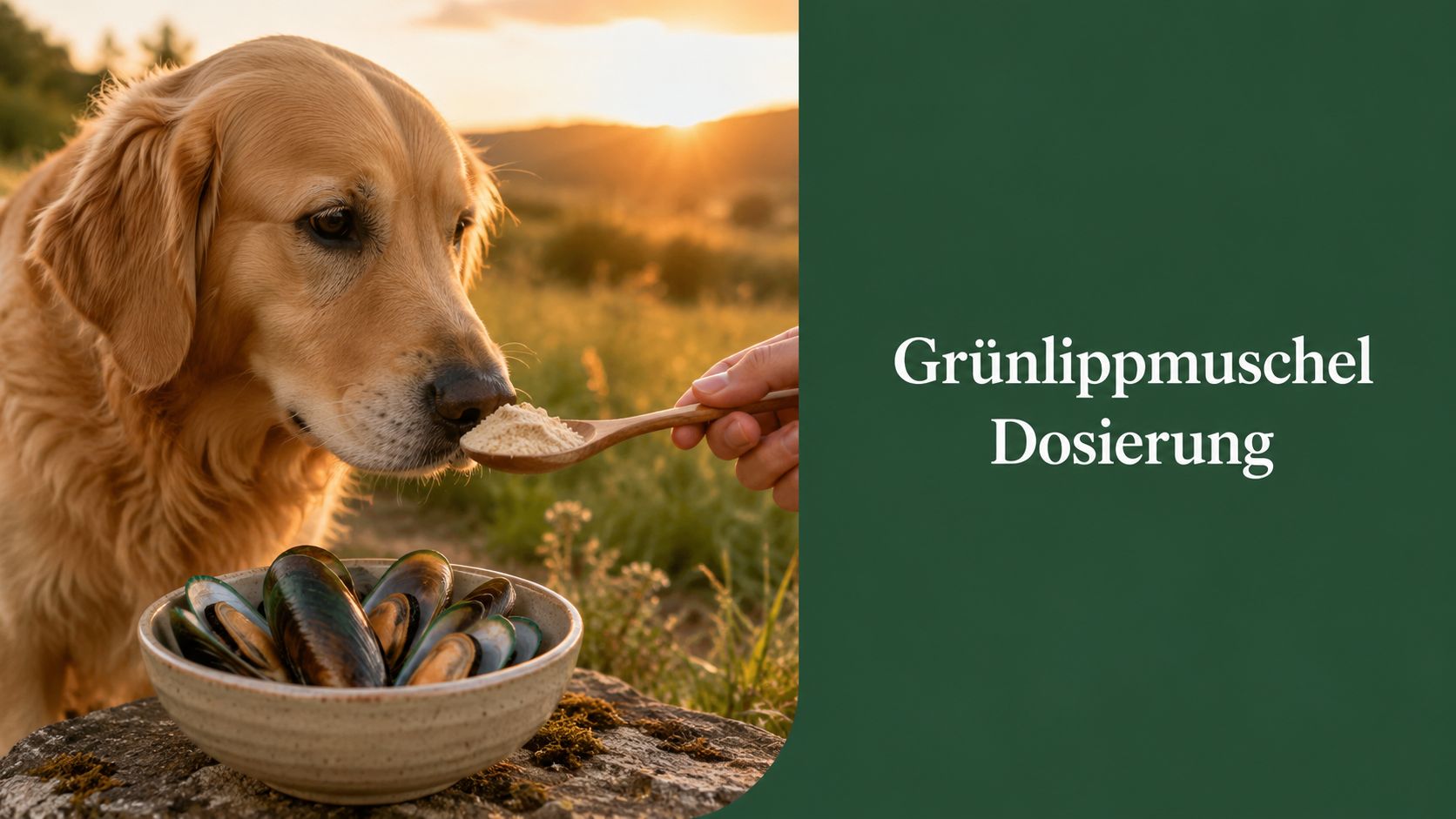 Hund Grünlippmuschel Dosierung: Der komplette Guide 2026