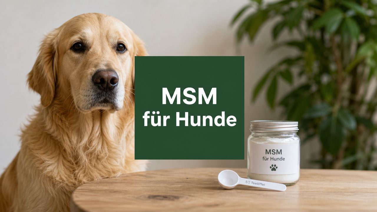 MSM für Hunde: Wirkung, Dosierung & Anwendung 2026